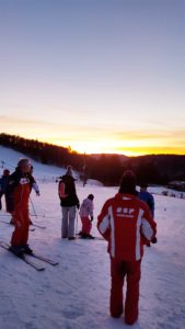 Coucher du Soleil sur le Rouge Gazon