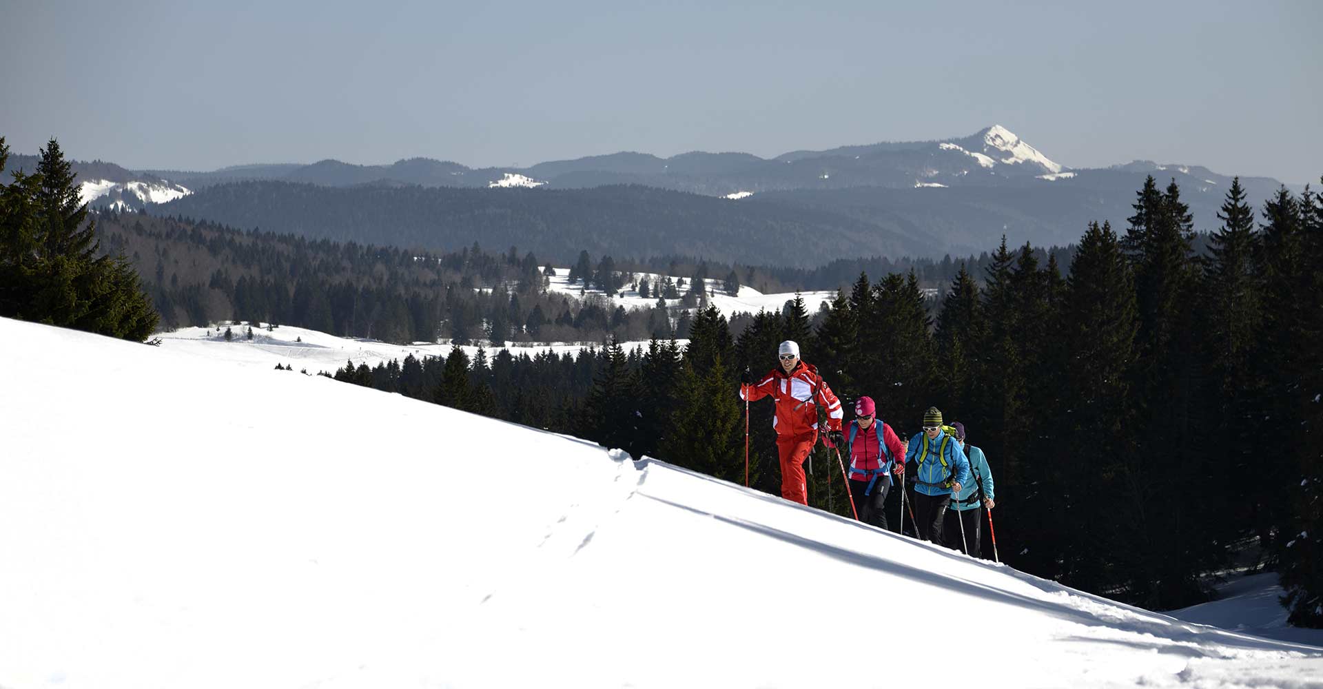 Ski nordique avec l'école de ski du rouge gazon